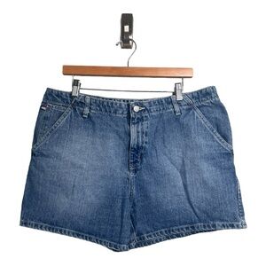 Vintage RL Polo High Waist 4”‎ Denim Deck Shorts Size 14 - Medium Tinted